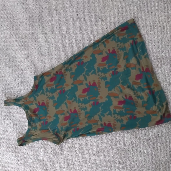 NWOT! Y2K Marc by Marc Jacobs Cotton Abstract Camo Pattern Tank Dress, Size XS - Picture 8 of 8